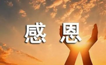 感恩演讲稿作文优秀6篇