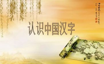 汉字调查报告5篇