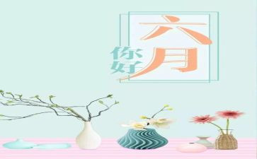 六月的工作总结模板5篇